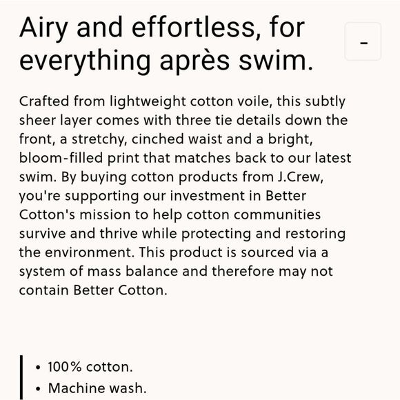 J Crew Tiered Tie Front Beach Dress in Colbalt Floral Cotton Voile XSMALL NWT - Picture 9 of 9